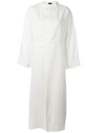 Joseph Kimono Wrap Dress, Women's, Size: 40, White, Viscose