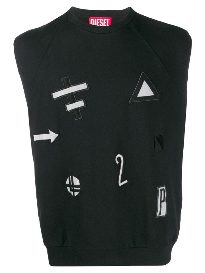 Diesel Red Tag Gr02 Tank Top - Black