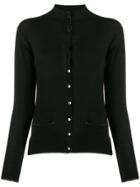 Cotélac Glitter Trim Cardigan - Black