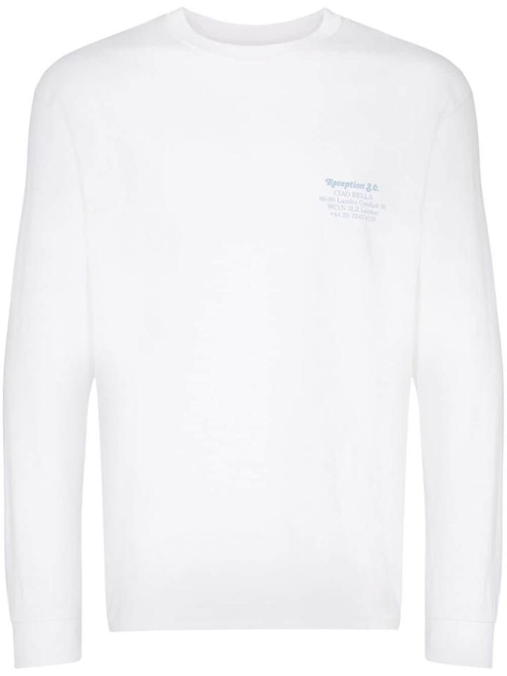 Reception Ciao Bella London Graphic Print Long-sleeved Cotton T-shirt