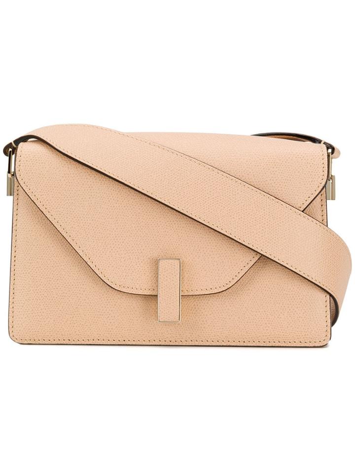 Valextra Foldover Top Shoulder Bag - Neutrals