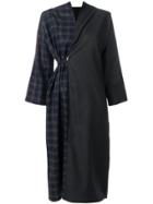Daniela Gregis Contrasting Panel Dress - Grey