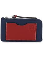 Loewe Top Zip Wallet - Blue