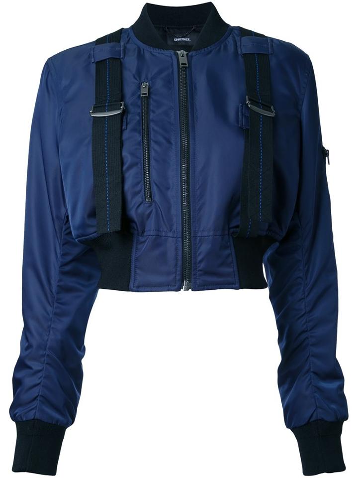 Diesel Cropped Bomber Jacket