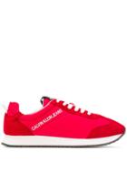Calvin Klein Jeans Smooth Panel Sneakers - Red