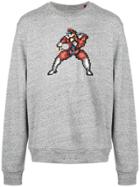 Mostly Heard Rarely Seen 8-bit Captain Red Sweatshirt - Grey