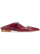 Malone Souliers Maureen Backless Flats - Red