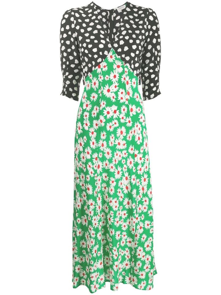 Rixo London Martha Midi Dress - Green