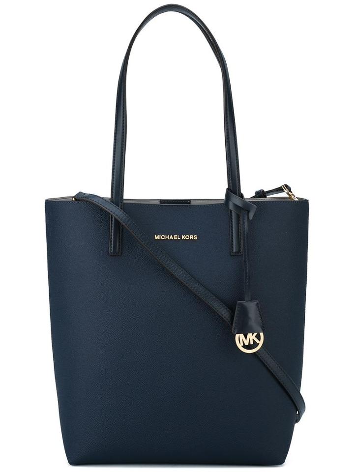 Michael Michael Kors Large 'hayley' Tote, Women's, Blue, Calf Leather
