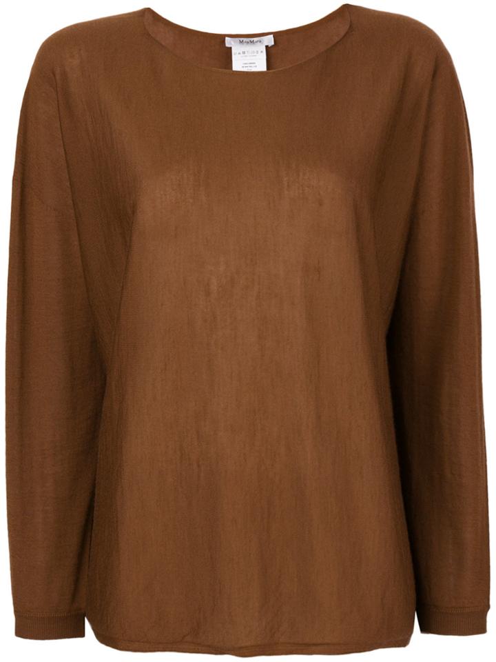 Max Mara Cashmere Shirt - Brown