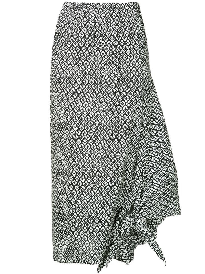 Junya Watanabe Comme Des Garçons Vintage Floral Asymmetric Knotted