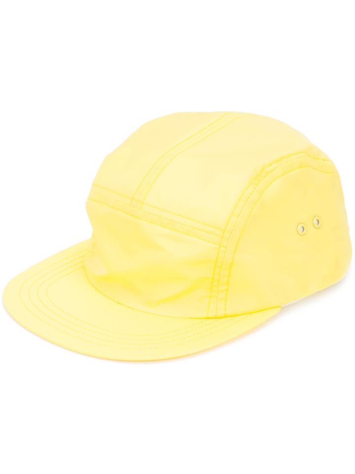Hender Scheme Jet Cap, Adult Unisex, Yellow/orange, Nylon