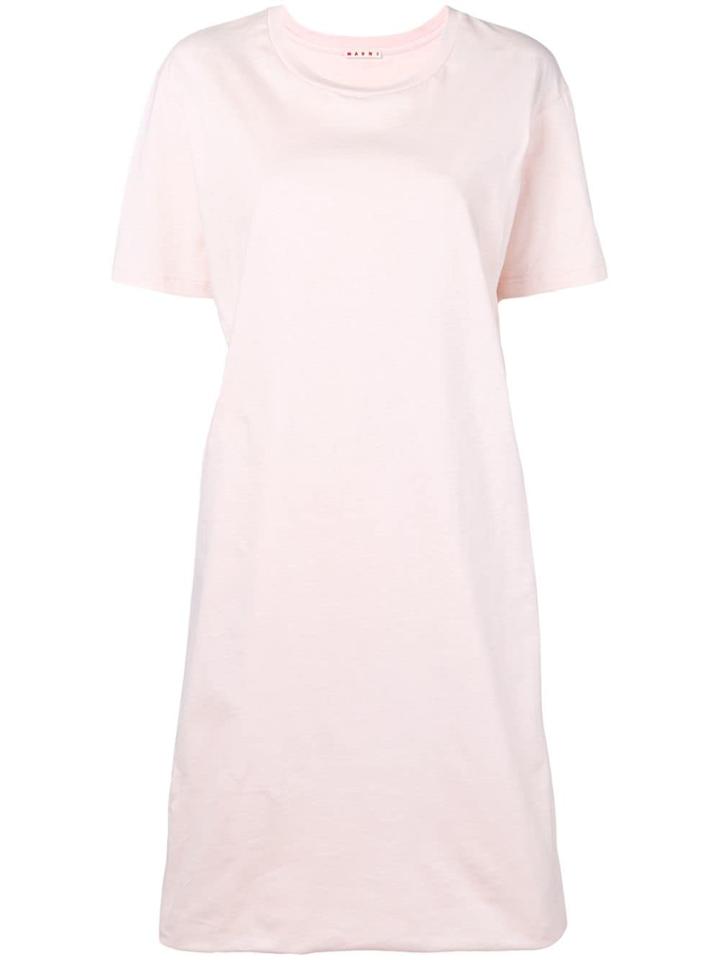 Marni T-shirt Midi Dress - Pink