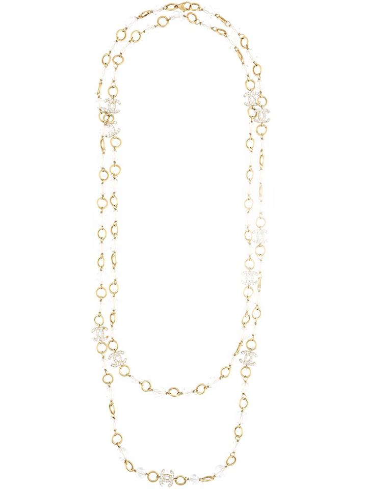 Chanel Vintage Sautoir Necklace - Metallic