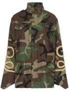 R13 Camouflage M65 Embroidered Jacket - Multicolour