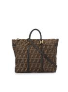 Fendi Pre-owned Zucca Pattern 2-way Tote - Brown