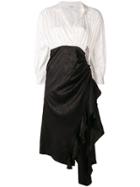 Dodo Bar Or Asymmetric Shirt Dress - Black