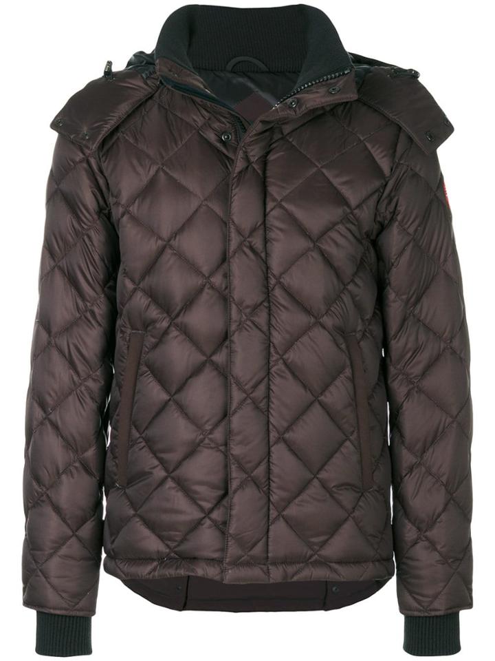 Canada Goose Diamond Quilted Coat - Brown