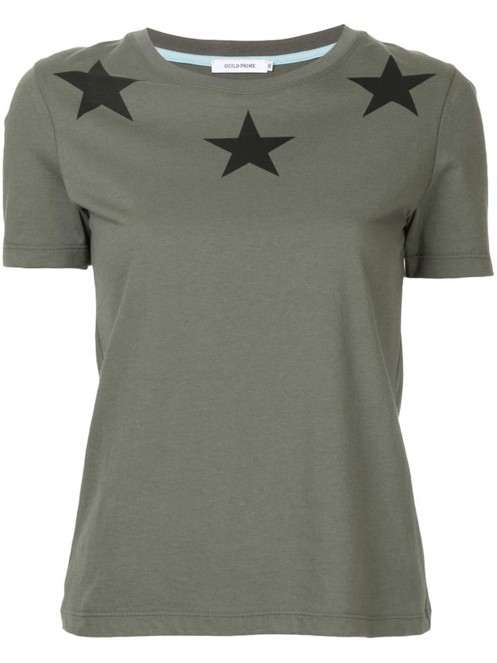 Guild Prime Star Print T-shirt - Green