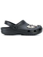 Christopher Kane Rhinestone Embellished Crocs - Black