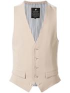 Loveless Button-up Vest - Brown