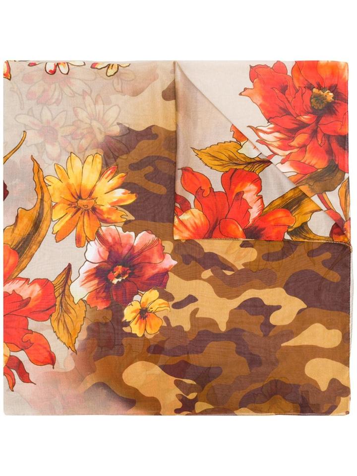 Gabriele Pasini Mix Print Scarf - Neutrals