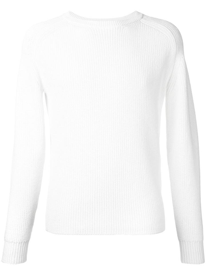 Estnation - Crew Neck Top - Men - Cotton/polyester - M, White, Cotton/polyester