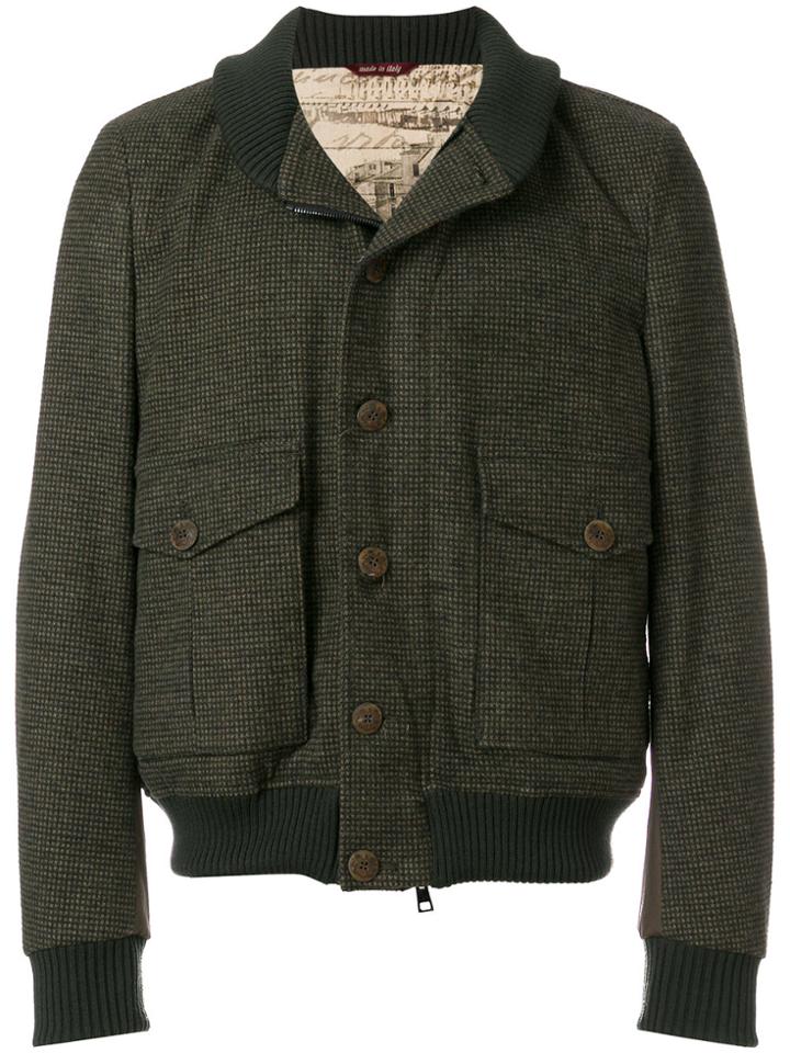 Al Duca D'aosta 1902 Cargo Pocket Bomber - Green