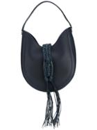 Altuzarra Braided Strap Hobo Bag, Women's, Blue, Leather