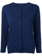 Aspesi - Button-up Cardigan - Women - Cotton - 42, Blue, Cotton