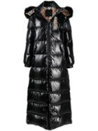 Philipp Plein Shiny Padded Long Coat - Black