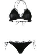 Oseree Travaille Bikini Set - Black