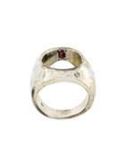 Henson 'ruby Mine' Ring, Adult Unisex, Size: 60, Metallic
