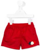 Moncler Kids - Appliqué Swim Shorts - Kids - Polyamide/polyimide - 12-18 Mth, Red