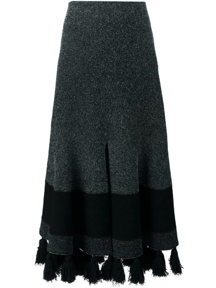 Proenza Schouler Flared Tasseled Skirt