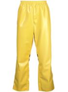 Arthur Avellano Latex Track Pants - Yellow