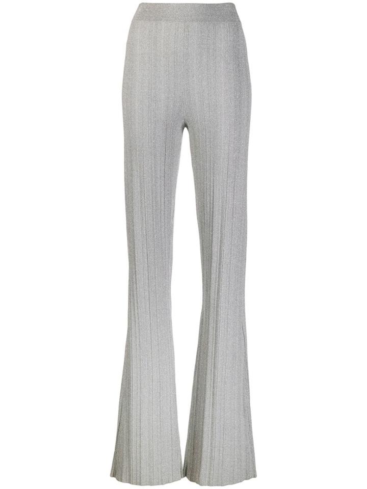 Derek Lam 10 Crosby Rasia Rib Knit Pant - Light Grey