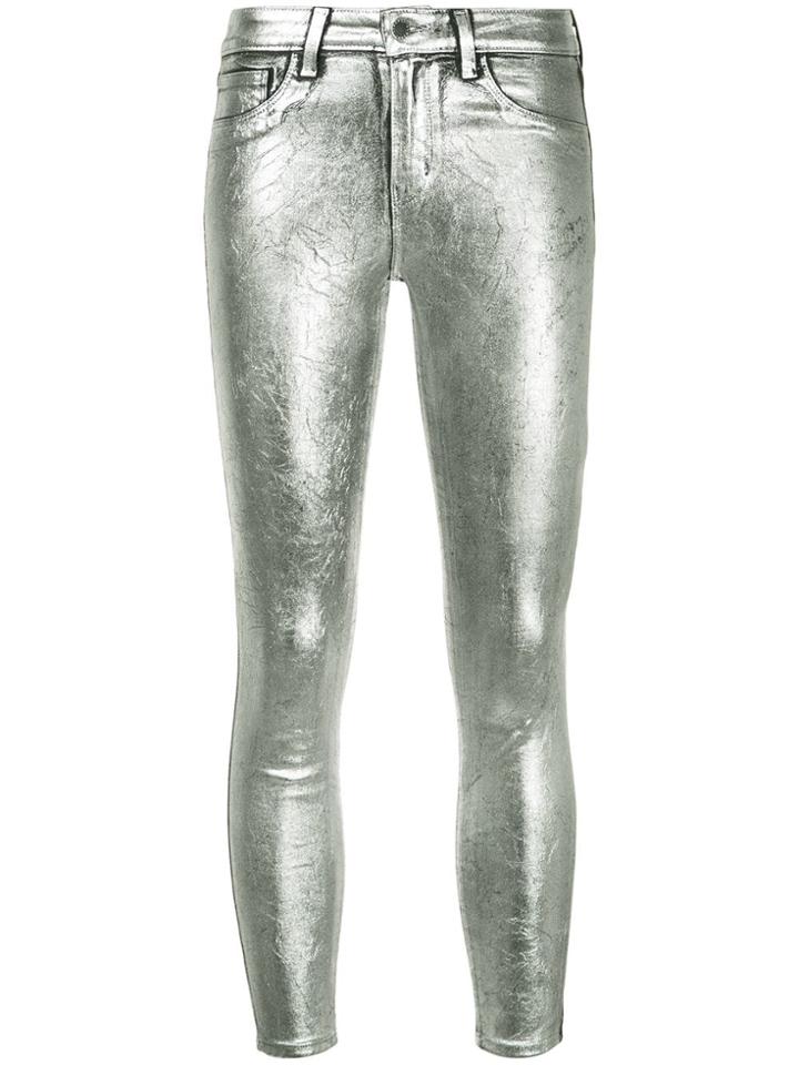 L'agence Margot Foil Jeans - Metallic