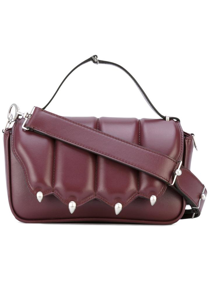 Marco De Vincenzo - Top Handle Tote - Women - Calf Leather/metal - One Size, Red, Calf Leather/metal