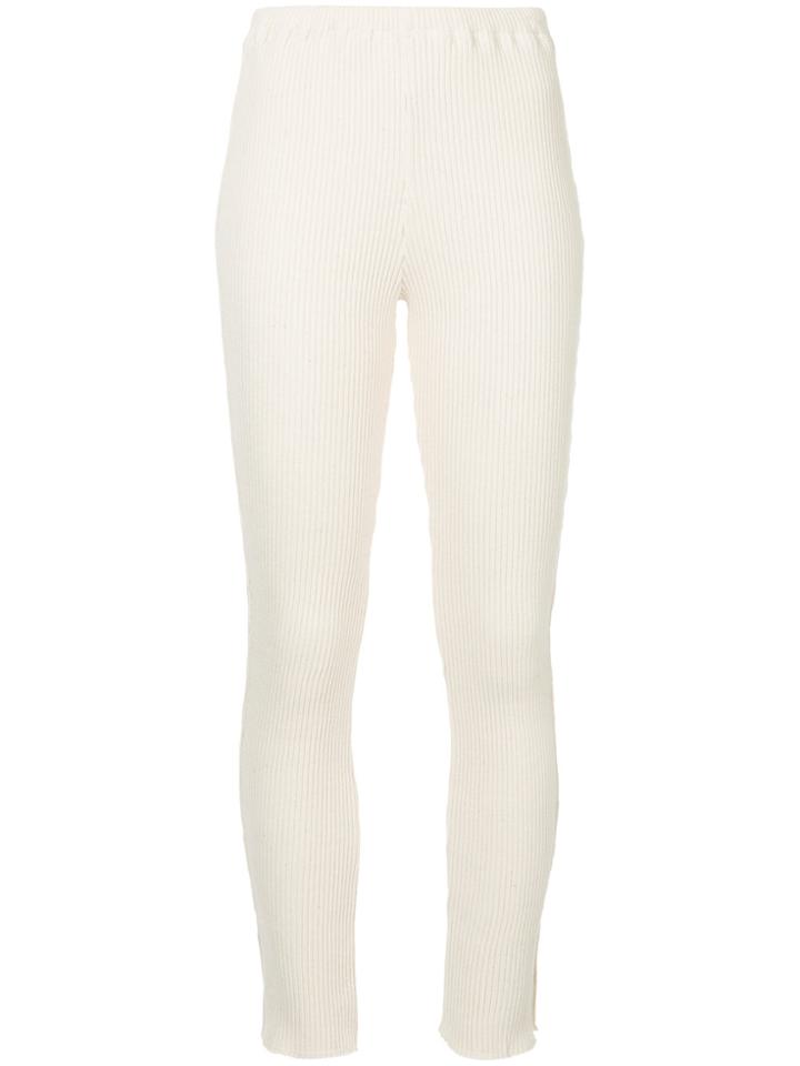 H Beauty & Youth Ribbed Leggings - White