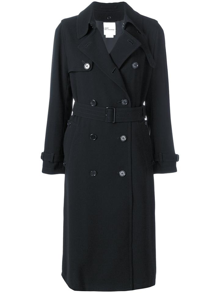 Comme Des Garçons Noir Kei Ninomiya Double Breasted Trench Coat -