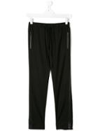 John Richmond Kids Side Stripe Drawstring Leggings - Black