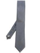 Canali Square Print Tie - Grey