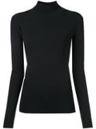 Irene Turtle-neck Jumper, Women's, Size: 36, Black, Polyester/rayon