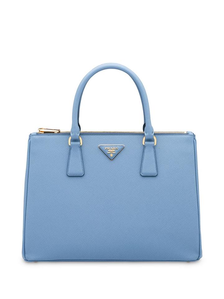 Prada Galleria Medium Saffiano Leather Bag - Blue