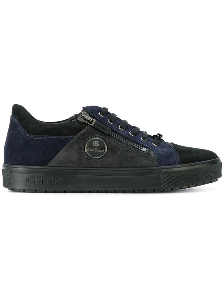 Baldinini Contrast Panel Sneakers - Black