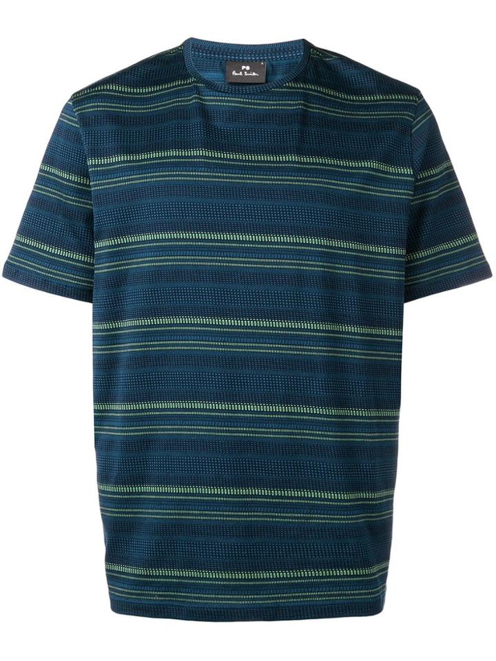 Ps Paul Smith Striped T-shirt - Blue