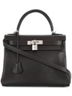 Hermès Pre-owned Kelly Top Handle Bag - Black