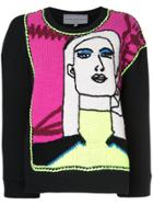 Michaela Buerger Face Detail Sweatshirt - Black
