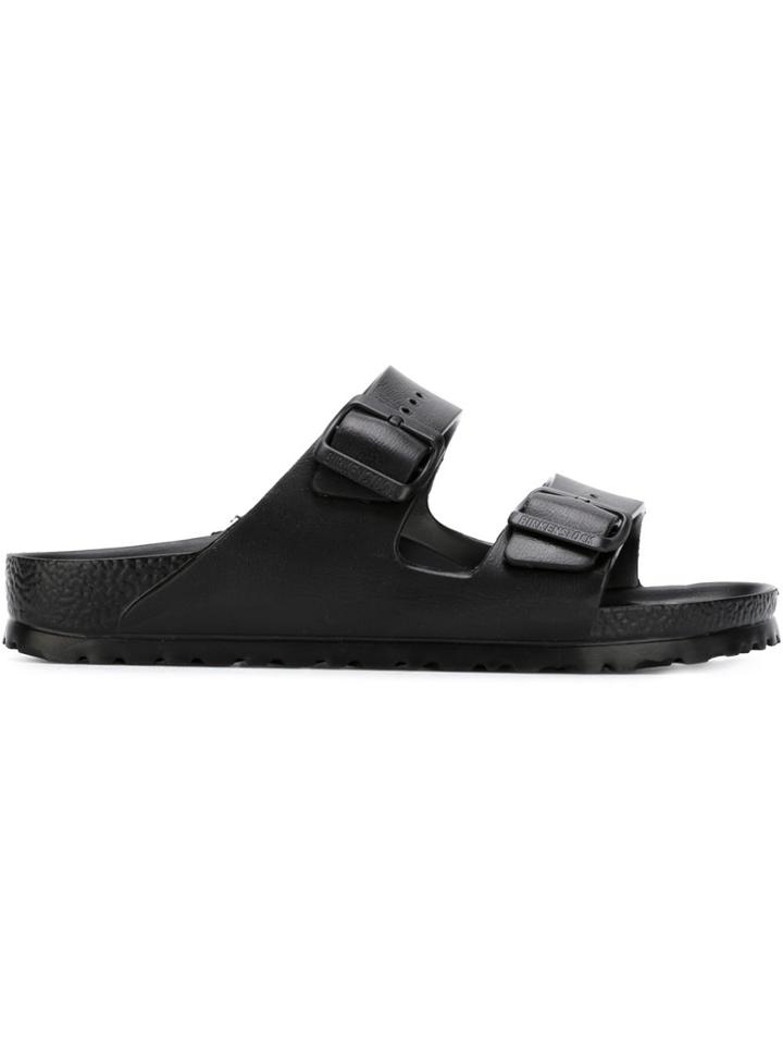 Birkenstock Double Strap Sliders - Black